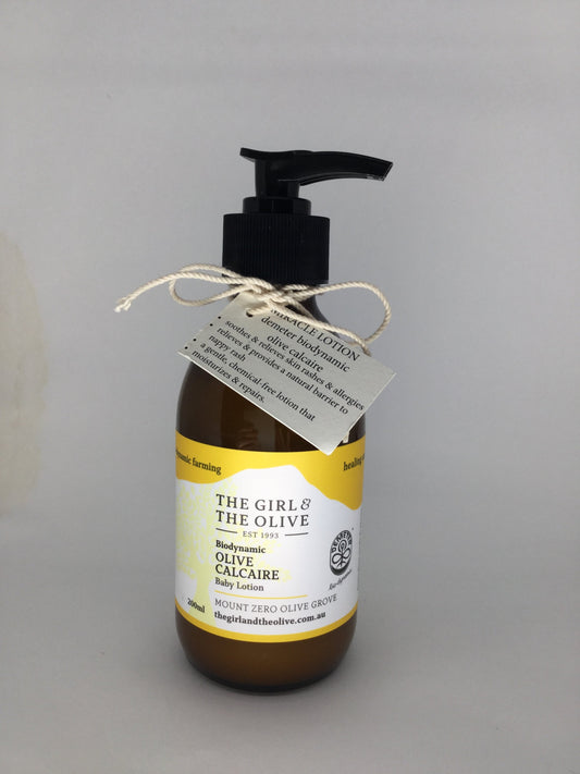 Biodynamic Olive Calcaire Lotion Baby with pump